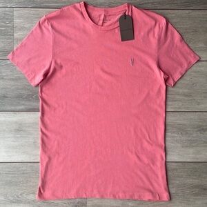 All Saints men’s tonic short sleeve tee pink NWT sz L